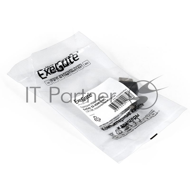 Переходник Exegate EX284924RUS HDMI-miniHDMI EX-HDMI-FMC (19F/19M, позолоченные контакты)