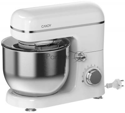Миксер Candy CM-502 белый, планетарный, 1300 Вт, 5.3 л, 8 скоростей Миксер Candy CM-502 белый, планетарный, 1300 Вт, 5.3 л, 8 скоростей