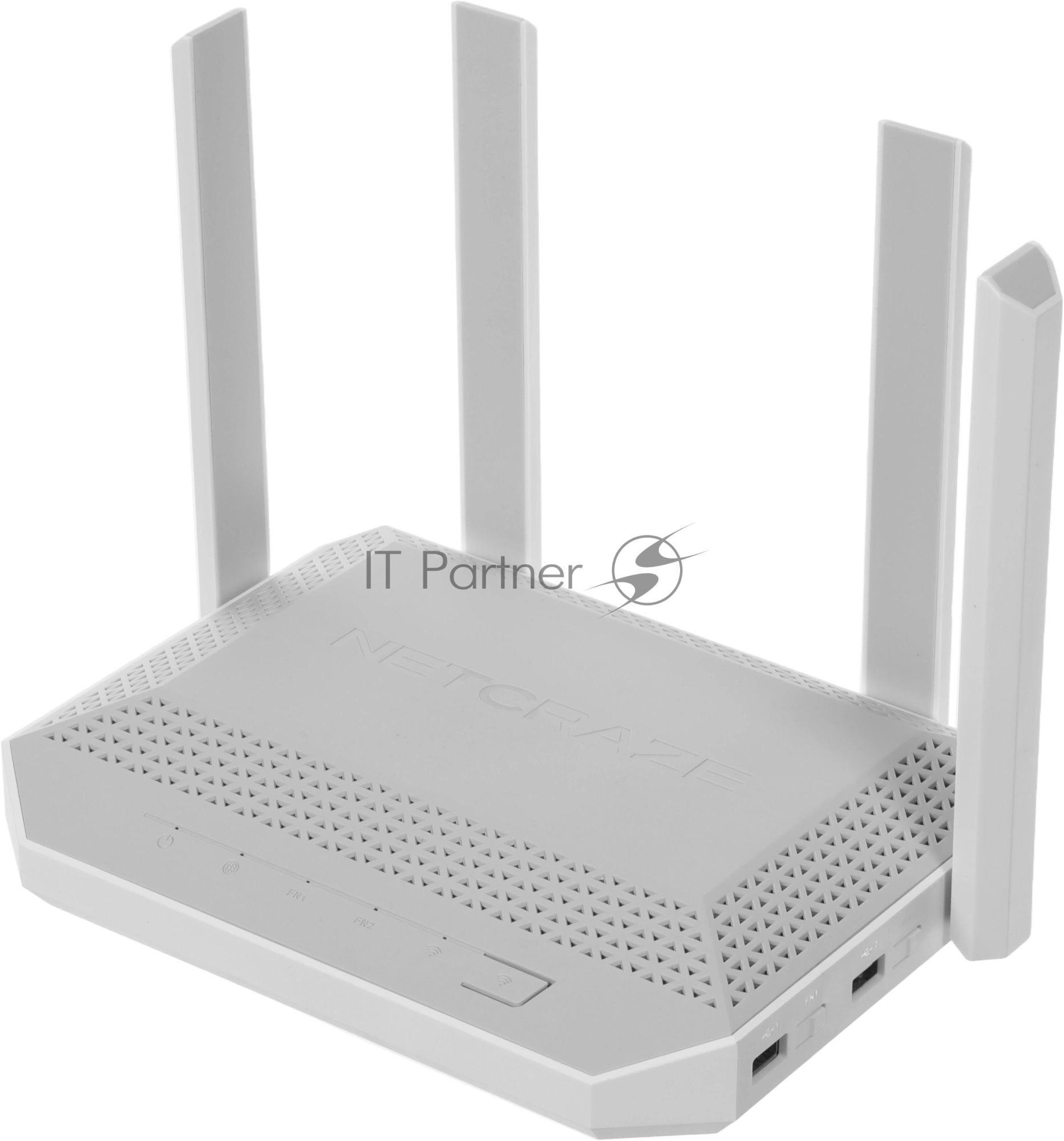Мультигигабитный интернет-центр Netcraze Giga (NC-1012) с Mesh Wi-Fi 6 AX3000, Smart-коммутатором 1×2.5G/SFP и 4×1G, многофункциональными портами USB 3.0 и 2.0