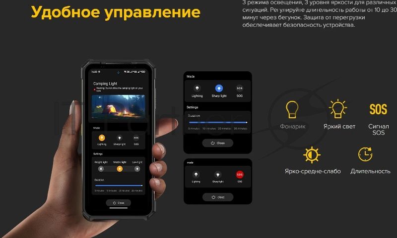 Смартфон Ulefone Armor 24, 12/256Gb, черный