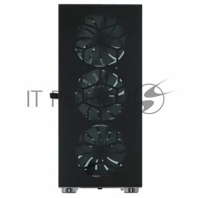 Компьютерный корпус Montech X3 GLASS, без БП, ATX 6x120мм 2xUSB 3.0 1xUSB3.1 audio bott PSU, черный