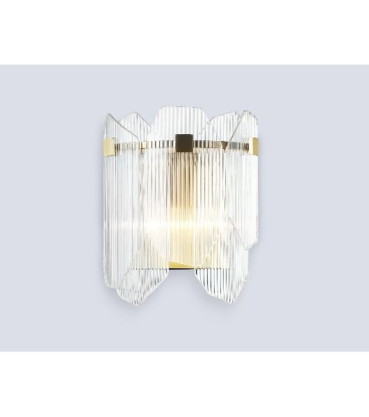 Настенный светильник Ambrella light LH31257/2 BS/CL латунь/прозрачный E14*2 max 40W 220*150*270