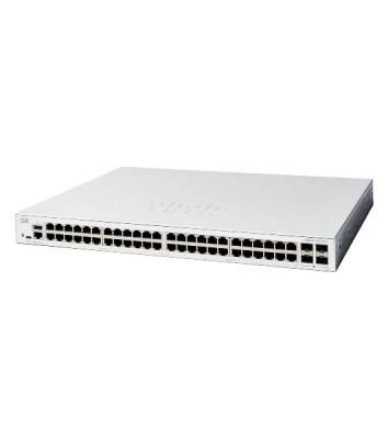 Коммутатор Cisco Catalyst C1300-48T-4G, 48×1 Гбит/с, 4×1 Гбит/с SFP, управляемый