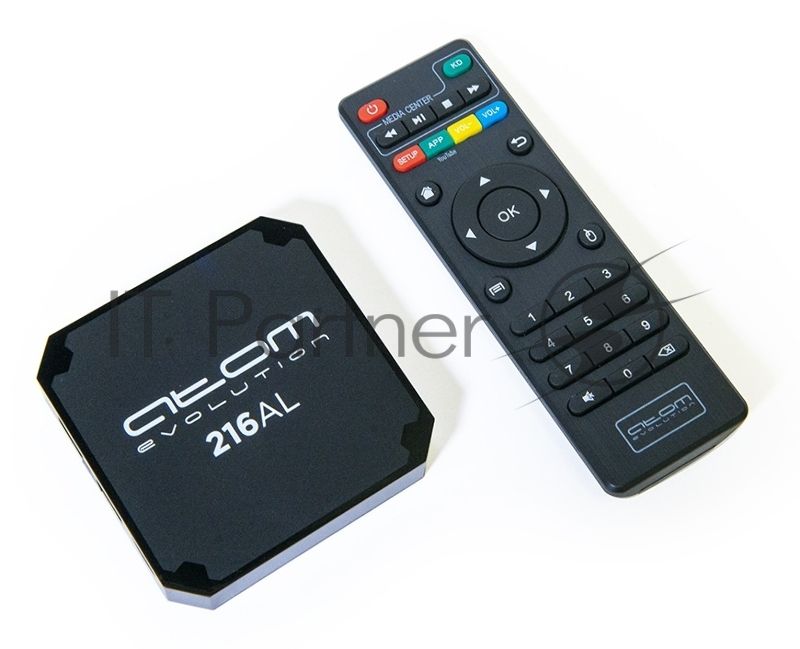 Приставка Смарт ТВ ATOM-216AL (Android TV Box), Allwinner H313, 2/16Gb, АTOMevolution