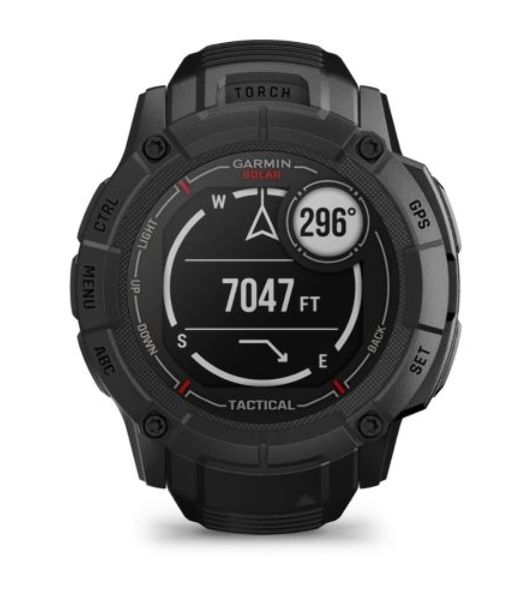 Умные часы Garmin Instinct 2X Solar, 1.0" MIP, 5G, Bluetooth, IPX7, черный