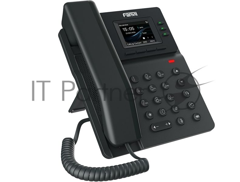 SIP телефон Fanvil V60G(Замена X303G), 4 SIP-акк., 2,4", 320x240 Цвет. Экран, POE, БП в комп., 2x1 Gbps