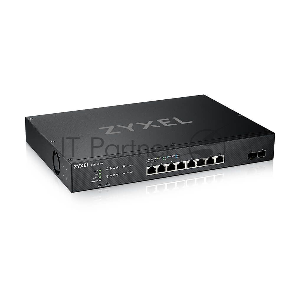 Коммутатор Zyxel XS1930-10, 8×10G (Multi-Gig) + 2×SFP+, L3 Lite, управляемый