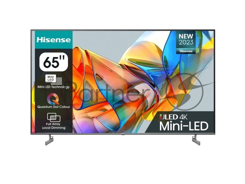 Телевизор Hisense 65" 65U6KQ темно-серый Mini-Led UHD 60Hz Vidaa
