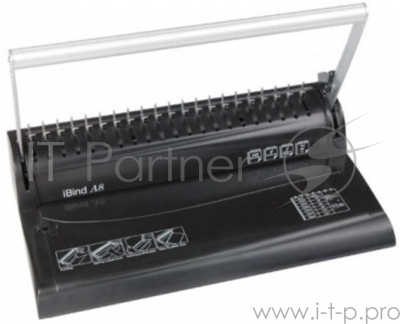 Переплетчик Gladwork iBind A8 A4/перф.8л.сшив./макс.145л./пластик.пруж. (6-16мм)