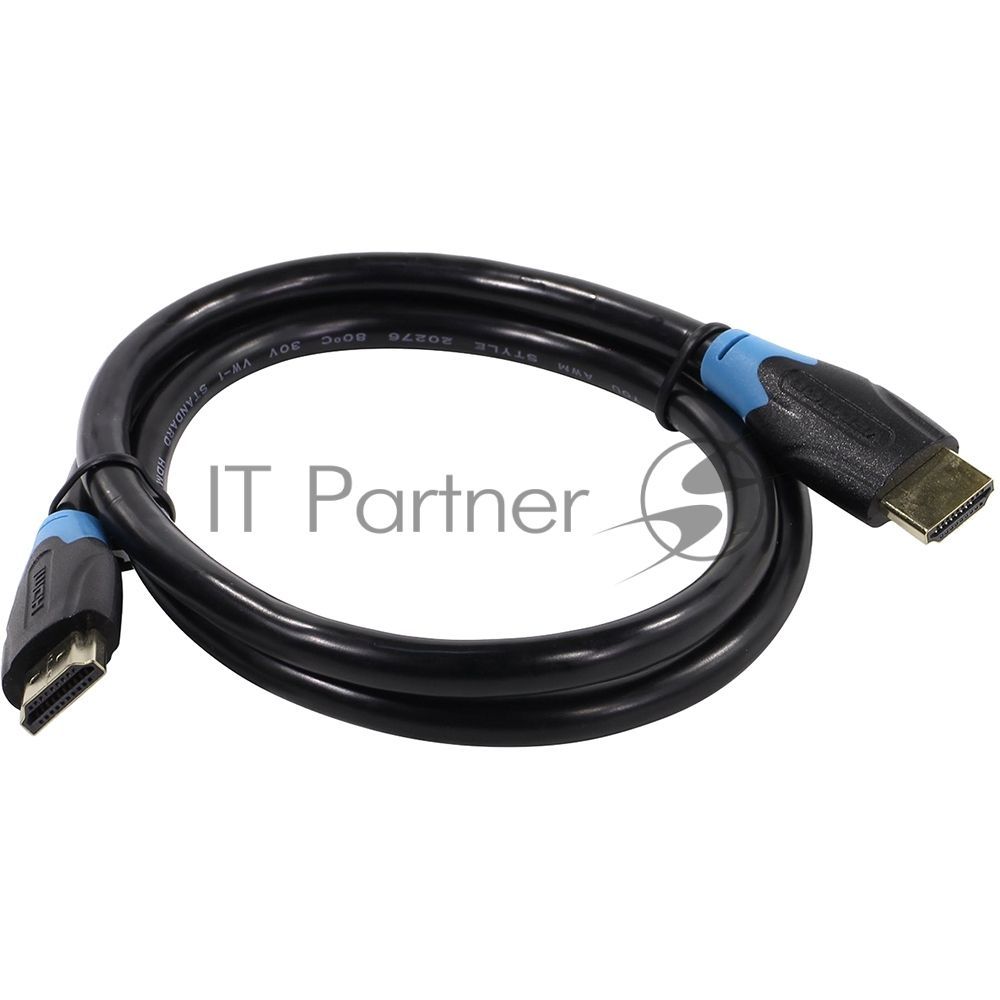 Кабель Vention HDMI High speed v1.4 with Ethernet 19M/19M - 0.75м VAA-B01-L075