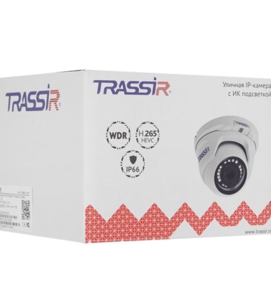 Антивор-видеонаблюдения Trassir TR-D2S5 v2 с PoE (2.8 мм) 2 шт + 12 месяцев записи архива в облако.