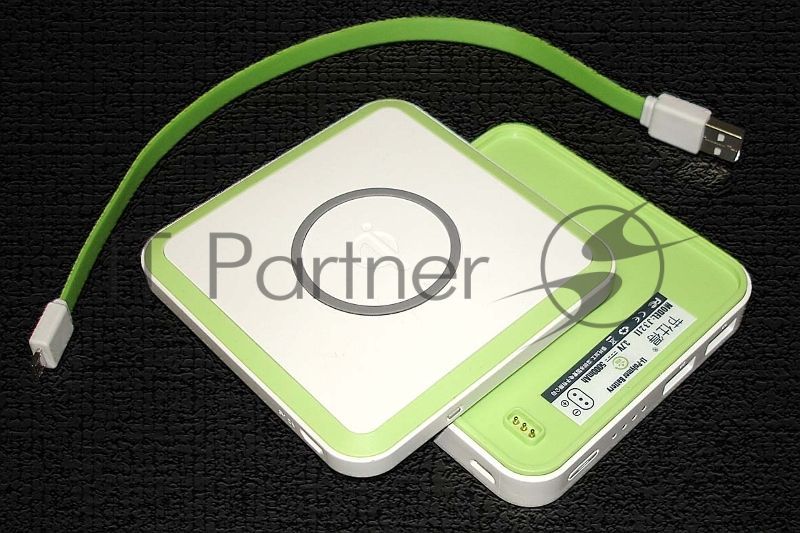 Портативный аккумулятор G-POWER STX6000II J32II на 5000mAh с QI модулем