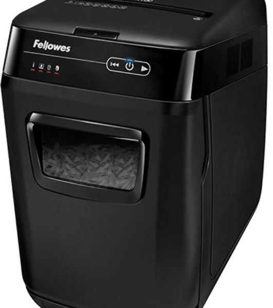 Шредер Fellowes AutoMax 200C (секр.P-4)/фрагменты/200лист./32лтр./пл.карты