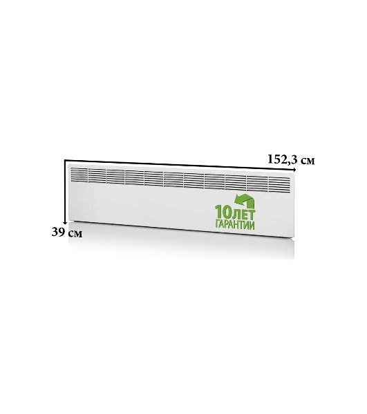 Конвектор электрический Ensto FinnHeat EPHBM20PR белый, 2000 Вт, 32 м2, термостат
