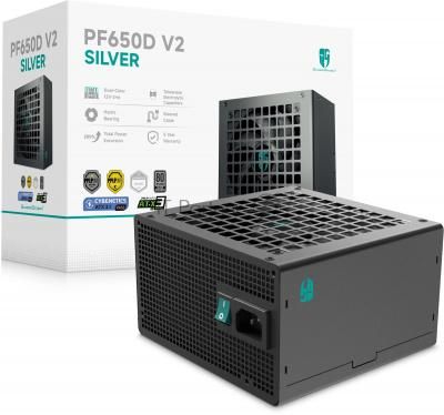 Блок питания Deepcool ATX 650W PF650D V2 80+ silver (20+4pin) APFC 120mm fan 3xSATA RTL
