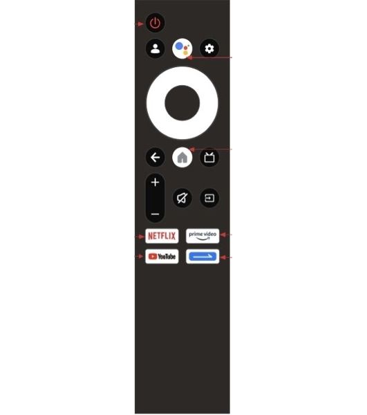 Телевизор Skyworth 40" 40E55G черный LED FHD 60Hz GoogleTV