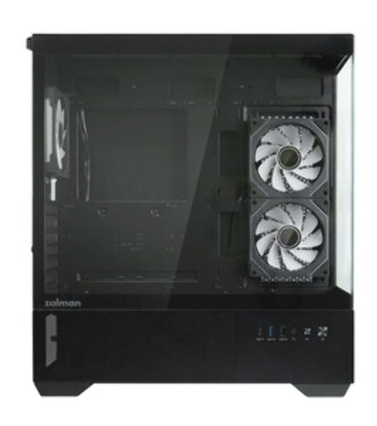 Компьютерный корпус ZALMAN CHRONIX V2, ATX, BLACK, WINDOW, 1xCombo (3.5’’ or 2.5’’), 1x3.5’’HDD, 2x2.5’’SSD, 1xUSB2.0, 1xUSB3.0, 1xUSB Type-C, SIDE 2x120мм ARGB, REAR 1x120мм ARGB