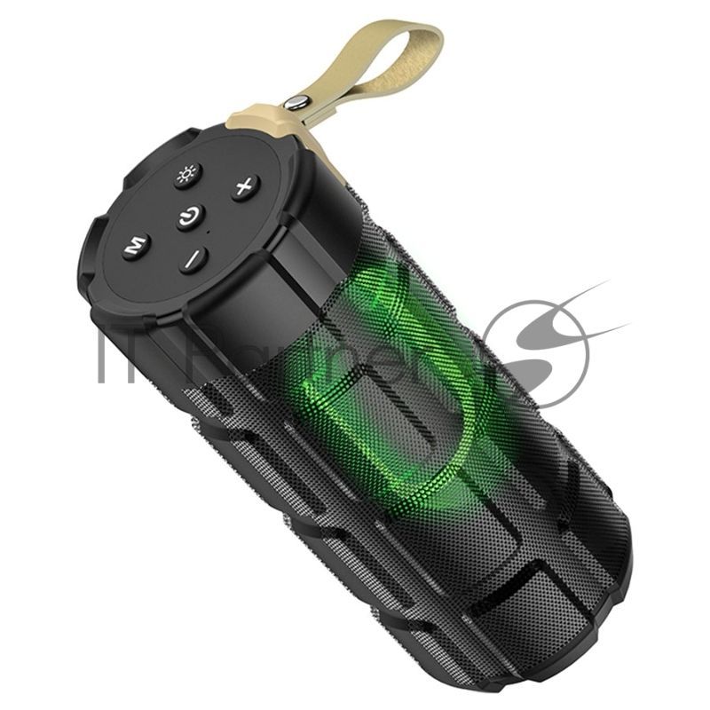 Портативная колонка HOCO HC7 черный LED подсветка
