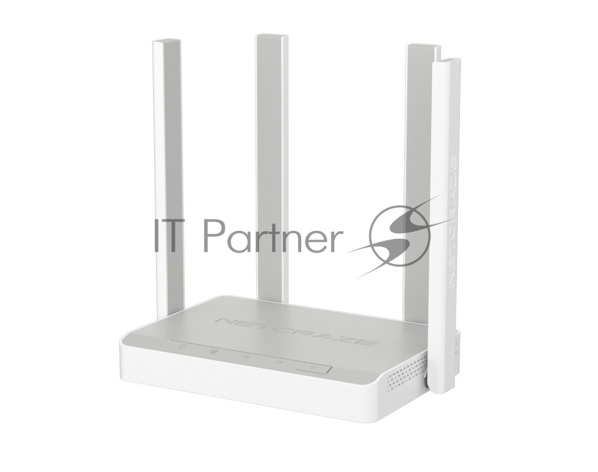 Гигабитный интернет-центр Netcraze Viva (NC-1913) с Mesh Wi-Fi 5 AC1200, 4-портовым Smart-коммутатором и многофункциональным портом USB
