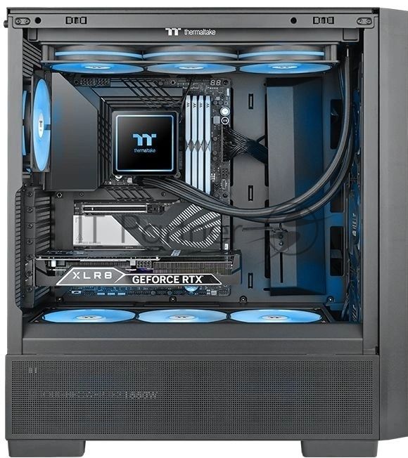 Система жидкостного охлаждения Thermaltake TH360 V3 ARGB Sync AIO черный, 360 мм, 3x120 мм, 500-2500 об/мин, 37.8 дБ, 4 pin PWM, ARGB