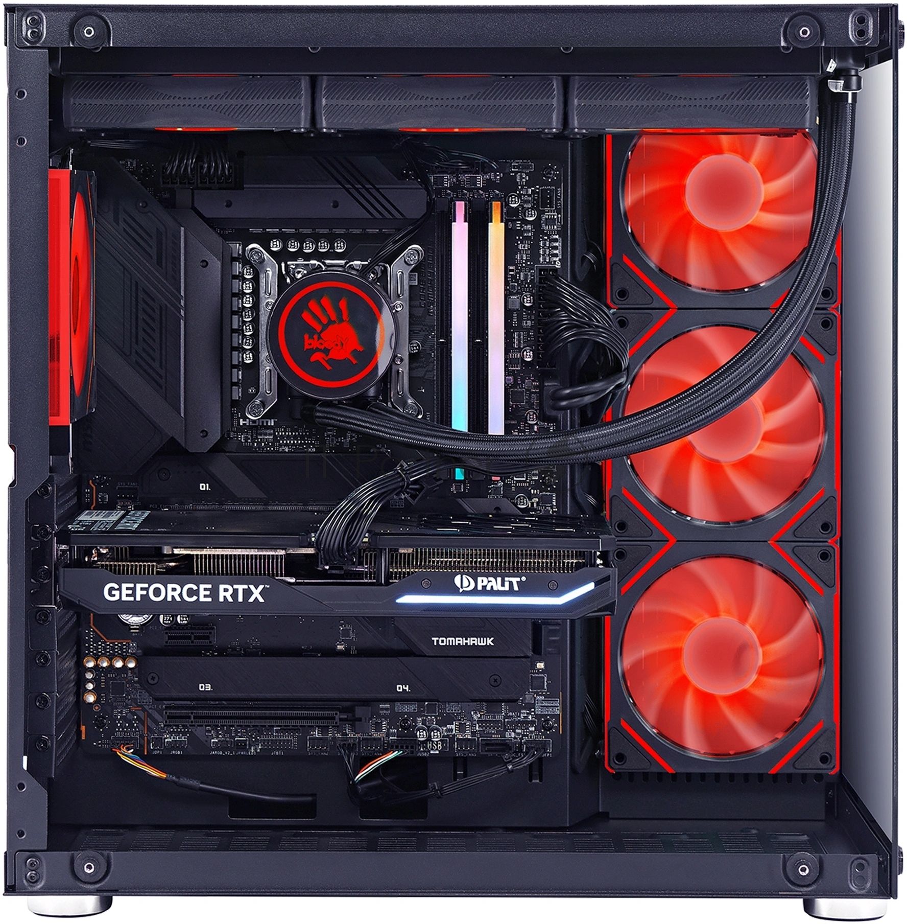 Компьютер Bloody BD-PC CZ79C3 MT i7 14700F (2.1) 64Gb SSD 1Tb RTX 5080 16Gb Win 11H 64 GbitEth 850W черный (2086028)