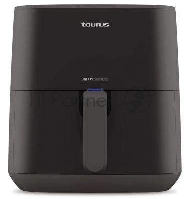 Аэрофритюрница Taurus Air fry digital 6S чёрный, 1700 Вт, 5.5 л, 1.2 кг, съёмная чаша, антипригарное покрытие, таймер