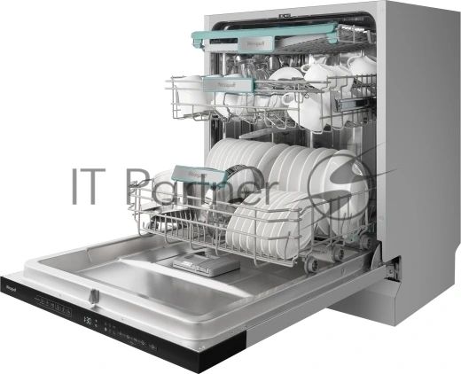 Встраиваемая посудомоечная машина Weissgauff BDW 6135 D Inverter AutoOpen Timer Floor, серебристый, 59.8 см, 14 компл., 49 дБ, класс А+++