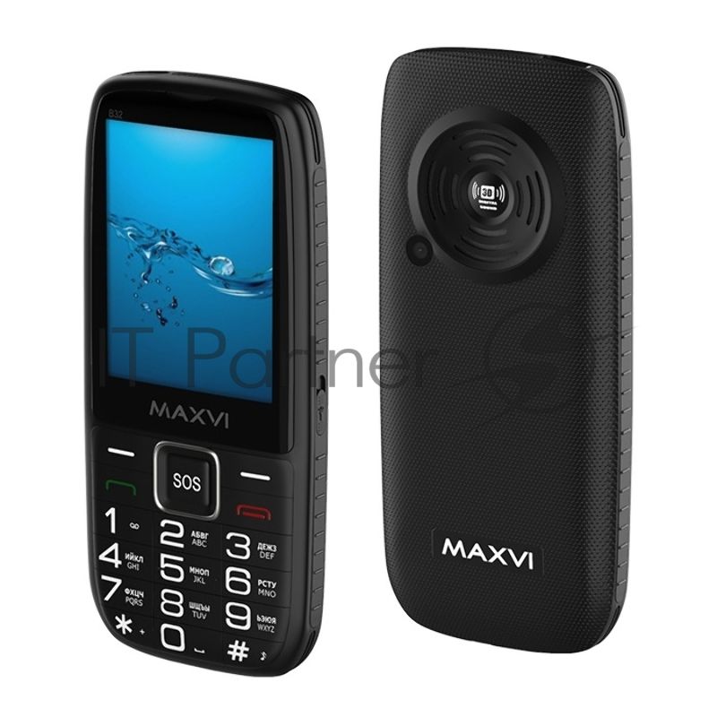 Мобильный телефон Maxvi B32 черный