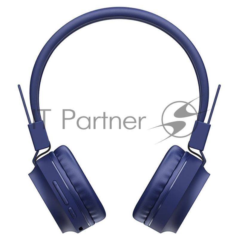 Беспроводные/проводные наушники Hoco W25 синий, полноразмерные, Bluetooth + проводной, до 12 ч.