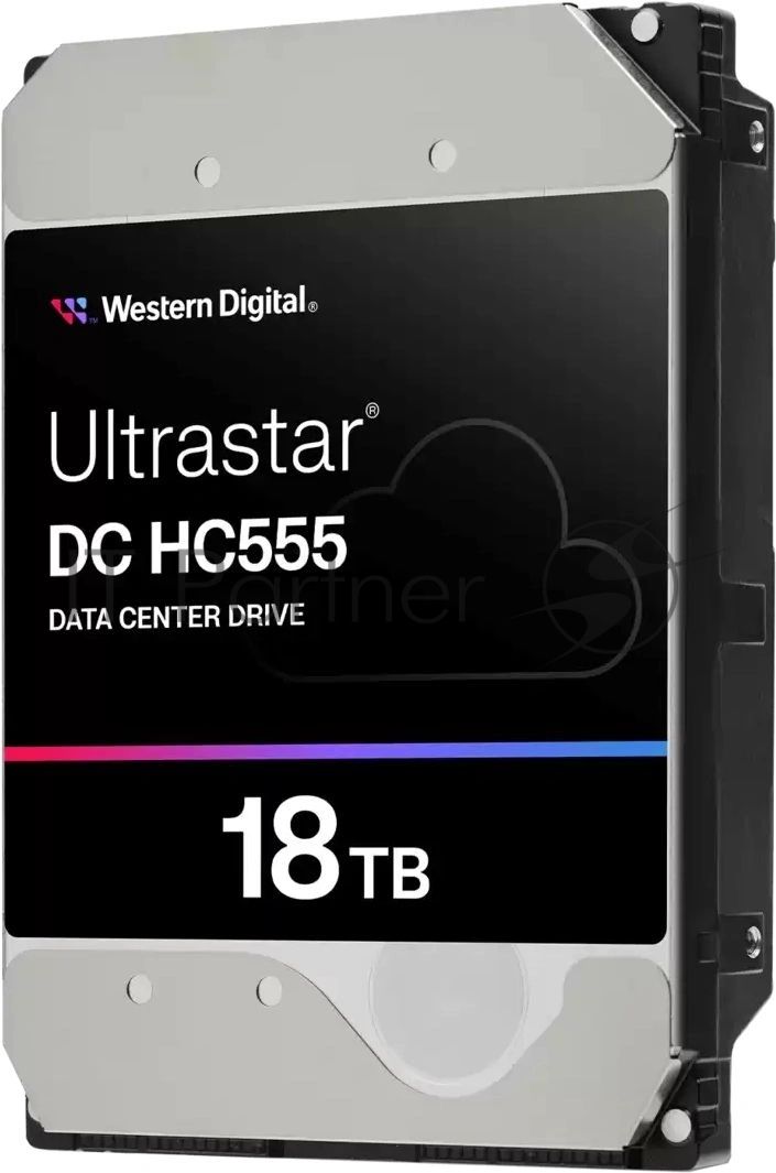 Жесткий диск SATA 18TB 7200RPM 6Gb/S 512MB DC HC555 WUH722018CLE6L4_0B48723 WESTERN DIGITAL