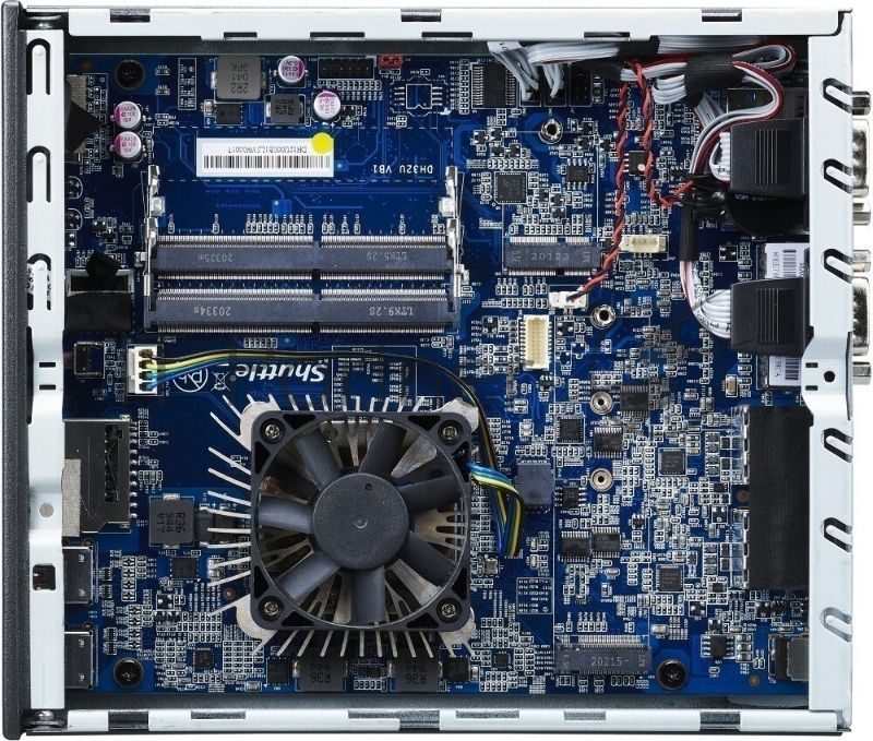 Платформа системного блока Shuttle DH32U SHU-DH32U-(MOTHERBOARD_V.2.X (Pentium 7505)-NPI,черный-90W3P,W/O HDD), W/O EDID/ALC662/ALC888,Genesys (004440)