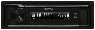 Автомагнитола Kenwood KMM-BT208, 1 DIN, Bluetooth, USB Type-A, AUX, съёмная панель