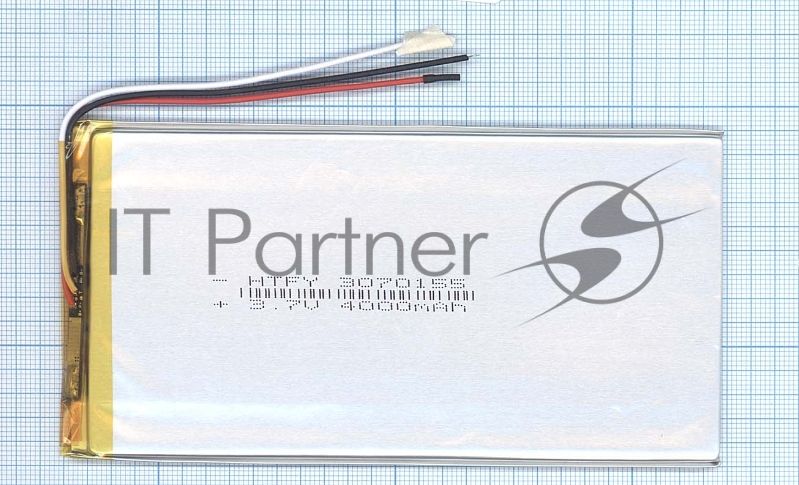 Аккумулятор Li-Pol (батарея) 3x70x155мм 3pin 3.7V/4000mAh