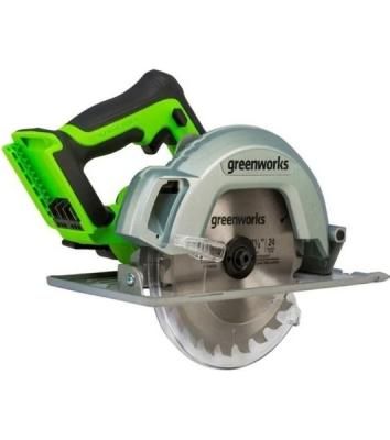 Циркулярная пила (дисковая) Greenworks GD24CS (ручная) D диска.:185мм (1500907CUG)