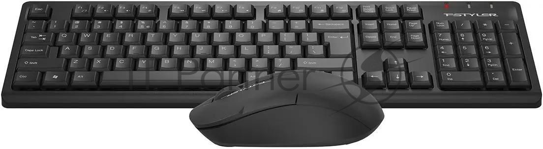 Комплект клавиатура+мышь A4Tech FStyler FG1200S беспроводной, USB, чёрный