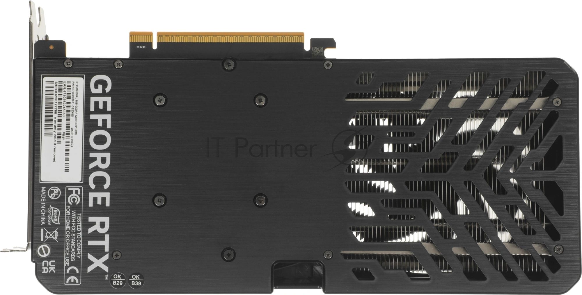 Видеокарта Palit RTX 5060 DUAL RTX 5060 8Gb PCI-E 5.0 128bit GDDR7 2280/28000/HDMIx1/DPx3/HDCP Ret
