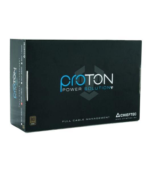 Блок питания Chieftec Proton BDF-650C, 650Вт, 80 PLUS Bronze, 140мм, модульный, черный
