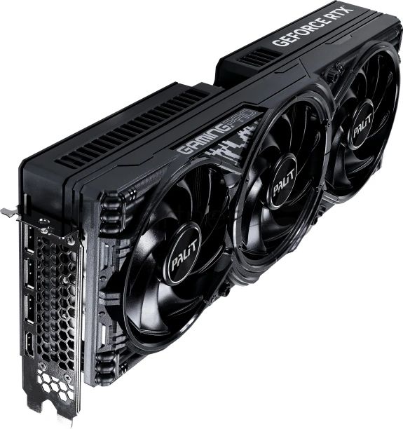 Видеокарта Palit GeForce RTX 5080 GamingPro V1, 16 GB GDDR7, 256 bit, 3xDisplayPort, HDMI, GPU 2617 MHz