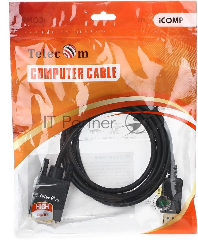 Кабель-переходник Telecom HDMI --> VGA_M/M 1,8м