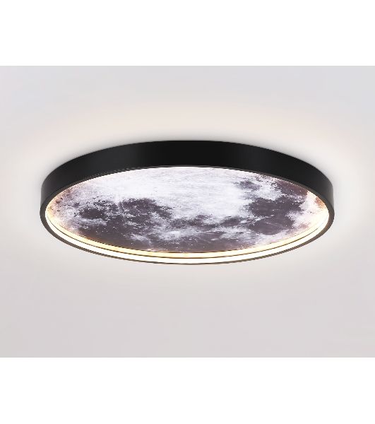 Настенно-потолочный светодиодный светильник Ambrella light FW11112 BK черный 25W LED 3000-6400K D400*38