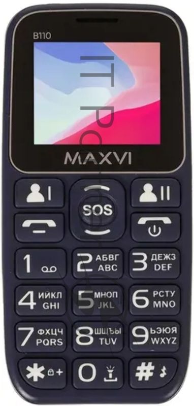 Мобильный телефон Maxvi B110 синий