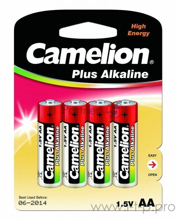 Элемент питания алкалиновый Camelion LR LR6 BL-4 (блист.4шт) 1.5 В