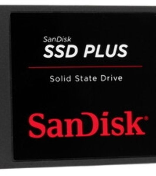 Накопитель SSD SanDisk SSD PLUS 2,5” SATA 250Gb, SDSSDA-250G-G28, 1 year