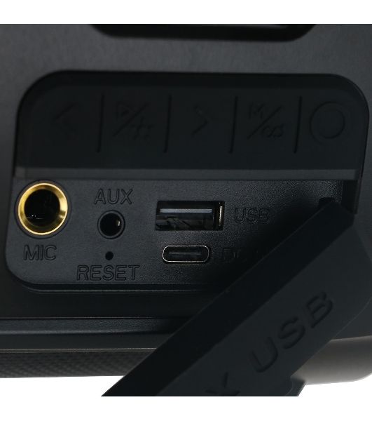Колонка портативная Hyundai H-PS1025 черный 40W 2.0 BT 10м 3000mAh