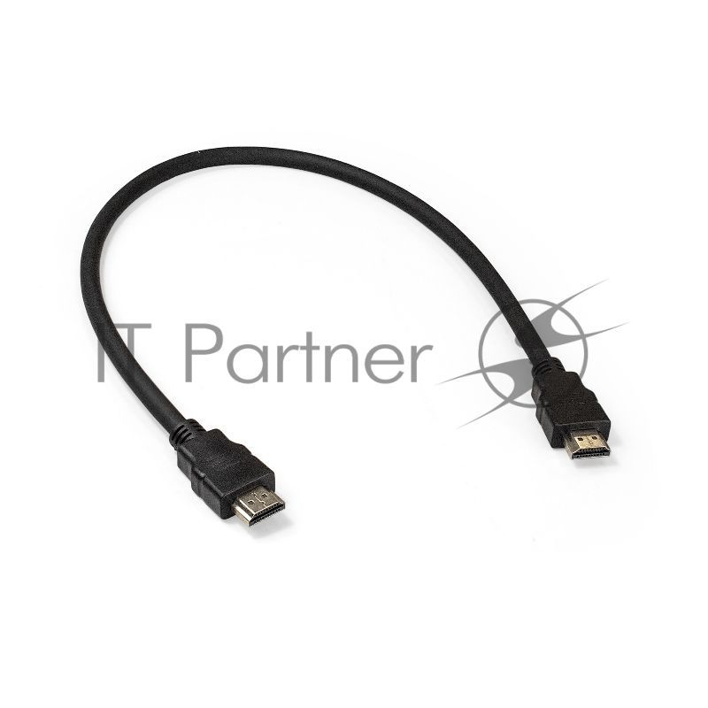 Кабель HDMI Exegate EX287728RUS EX-CC-HDMI2-0.5 (19M/19M, 0,5м, v2.0, 4K UHD, Ethernet, позолоченные контакты)