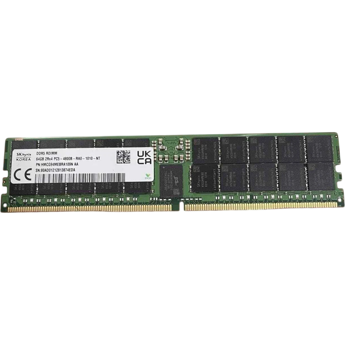 Оперативная память Hynix, DDR5, 64GB (1x64GB), 4800 MHz, CL40, RDIMM, OEM