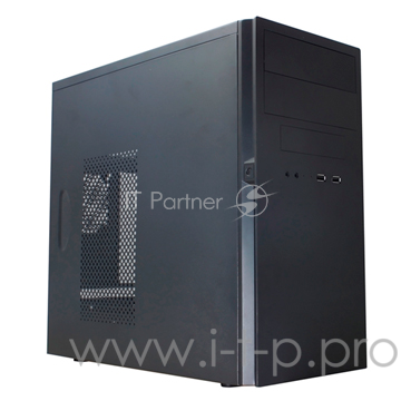 Компьютерный корпус InWin POWERMAN ES725BK USB 3.0 (Mini Tower, mATX, без БП, USBx2 + Audio, черный)