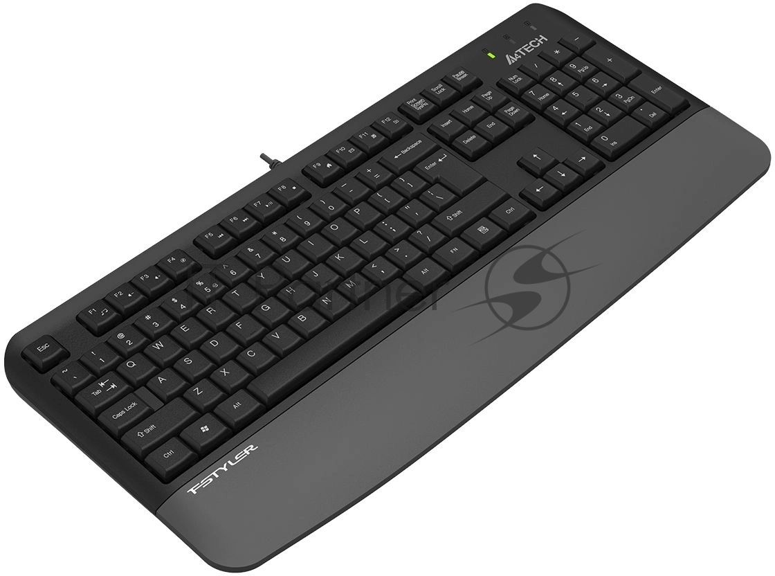 Клавиатура A4Tech Fstyler FK20 проводная, USB Type-A, серый