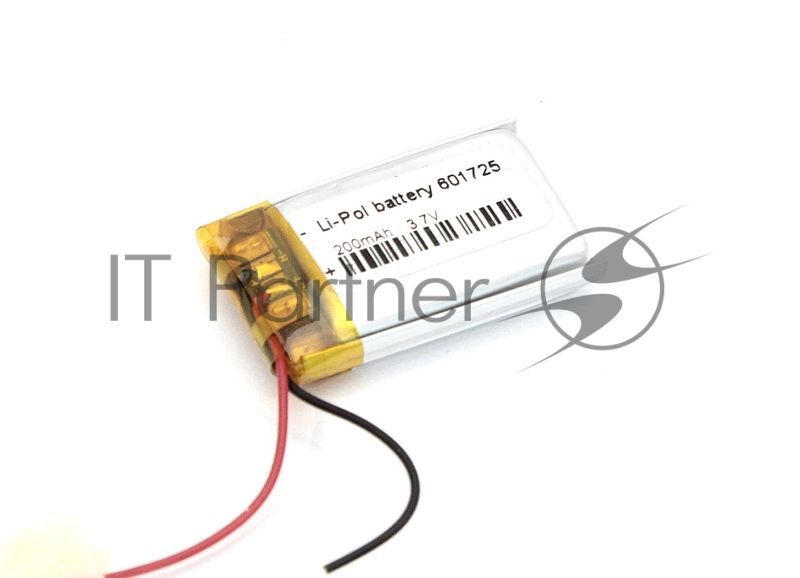 Аккумулятор Li-Pol (батарея) 6*17*25мм 2pin 3.7V/200mAh