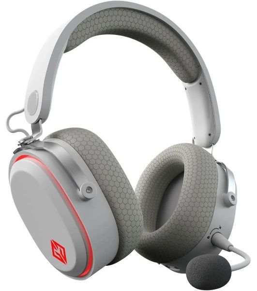 Беспроводные/проводные наушники GMNG GG-HS405W белый, полноразмерные, Bluetooth + радиоканал + проводной, до 40 ч